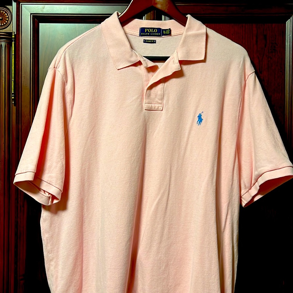 New without tags Ralph Lauren Classic Fit Pink colored Polo 👚